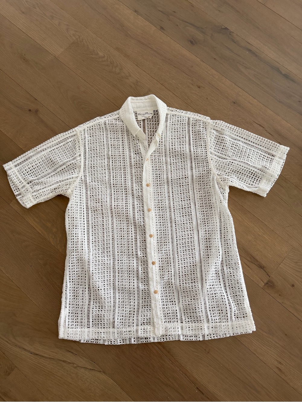 Kenny Flowers “La Brisa” Limited Edition White Crochet Shirt
